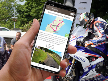 Europe Active application during the Tourist Trophy